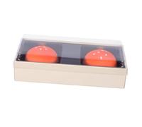 DECORNIJIA 2pcs Dry Wet Dual Use Makeup Sponge Puff Non Absorbing Hamburger Shape for Foundation Powder Ergonomic Grip for Smooth Natural Finish