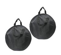 DECORNIJIA 2Pcs Dumb Drum Bag Portable Oxford Cloth Drum Pad Storage Case with Ergonomic Handle for Musicians the Go