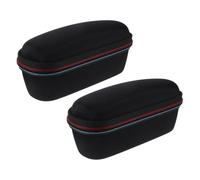 DECORNIJIA 2pcs EVA Hard Case Compatible with Ear Thermometers Shockproof Portable Storage Bag for Digital Forehead Thermometers Travel-friendly Compact Carrying Cases