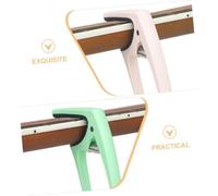 DECORNIJIA 2Pcs Guitar Capo for Acoustic and Electric Guitars Spring Tension Portable Clamp Pink Abs for Stable Fret Pressure and Quick Key Change