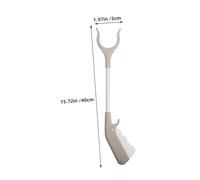 DECORNIJIA 2pcs Heavy Duty Trash Grabber Tool Aluminum Reacher with Textured Rubber Multiuse Aid for Picking Up Litter Leaves and Garbage in Public Areas