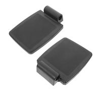 DECORNIJIA 2pcs Heavy Duty Wheelchair Foot Rest Durable Material Elevating Leg Support for Elderly Stable Replacement Footplates Compatible with Wheelchairs