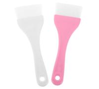 DECORNIJIA 2pcs Large Dry Body Brush Set for DIY Pink Mask Applicator for Full Body Skin Care Even Butter Mask Application Home Spa Makeup Tool