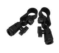 DECORNIJIA 2Pcs Microphone Clip Holders Shock Mounts Compatible with Levitt Condenser Mics for Ktv Concerts Stage Plays Easy Installation