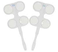 DECORNIJIA 2pcs Optical Flipper Optometry to Vision Training Tools for Eye Coordination and Amblyopia Testing Professional Visual Exercise Equipment