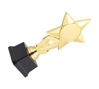DECORNIJIA 2pcs Plastic Award Trophies Bright Party Prizes for First Place Winners Race Games Competitions Classroom Honors and Photo Props