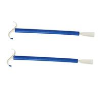 DECORNIJIA 2pcs Portable Dressing Sticks Lightweight Shoe Lifters with Push-end for Elderly Disabled Pregnant Convenient Dressing Aid Helper for Socks Shirts Jackets