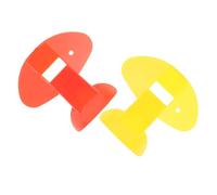 DECORNIJIA 2pcs Portable Nose Flute Training Whistles for Plastic Musical Tools for Nose and Throat Breath Control Oral Muscle Strengthening Beginner-friendly Practice Instruments