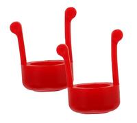 DECORNIJIA 2pcs Portable Silicone Eye Drop Bottle Holder Bracket for Stable Application Eye Dropper Aid Tool for Shaky Hands Lightweight and Convenient for Home and Travel Use