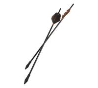 DECORNIJIA 2Pcs Portable Wooden Toss Arrows with Rubber Tips for Pot Tossing Game Traditional Soft-headed Archery for Hand-eye Coordination and Balance Exercise