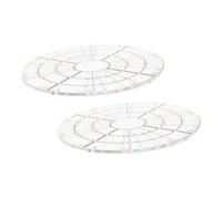 DECORNIJIA 2pcs Pottery Circle Divider with Ergonomic Grip for Precise Clay Measuring Disc and Accurate Ceramic Division Pottery Tool for Artists and Beginners Enhancing Craftsmanship and