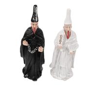 DECORNIJIA 2Pcs Resin Mythical Figures for Sand Tray Psychological Therapy Accessory Durable Horror Statues for Counseling Training and Creative Play