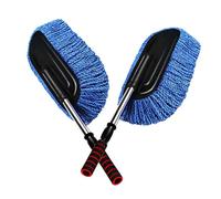 DECORNIJIA 2pcs Retractable Car Wash Brush Adjustable Telescopic Cleaning Tool with Soft Bristles for Vehicle Detailing and Household Use Scratch Sponge Handle
