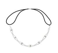 DECORNIJIA 2pcs Rhinestone Head Chain for Women Elegant Hair Band Party Photo Prop Sparkly Retro Headwear Accessory for Weddings Birthdays and Dance Events