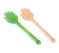 DECORNIJIA 2pcs Silicone Body Acupoint Massager Stick for Neck Back Shoulder Legs and Feet Lightweight Compact Relief Tool for Home Office Travel Random Color