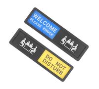 DECORNIJIA 2pcs Sliding Privacy Door Signs for Office Conference Rooms Occupied Vacant Indicators Easy to Use Do Not Disturb Door Sign for Meeting Rooms and Private Spaces