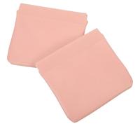 DECORNIJIA 2Pcs Small Lipstick Organizer Pouch Compact Makeup Bag for Travel Portable Cosmetic Storage No Squeeze Lipstick Holder for Purse and Everyday Use