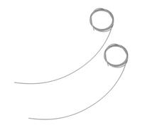DECORNIJIA 2Pcs Steel Wire Basketball Net Fixing Cord Replacement Threading String for Indoor Outdoor Hoop Frame Repair