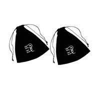 DECORNIJIA 2pcs Travel Hair Dryer Bag Soft Velvet Drawstring Organizer for Hair Tools Multipurpose Storage Pouch for Jewelry and Sundries Compact and Secure for Travel and Home Use
