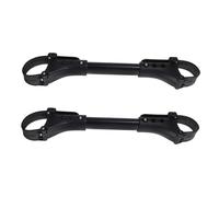 DECORNIJIA 2pcs Twin Stroller Connectors Baby Stroller Connector for Twins Dual Outdoor Pram Attachment Compatible with Double Pushchairs Black
