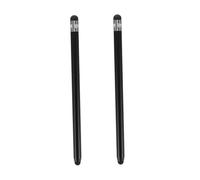 DECORNIJIA 2pcs Universal Stylus Pen for Tablets and Phones, Black Aluminum Alloy Capacitive Stylus Pencil with Precise Positioning and Easy to Hold Design, for Touchscreen Devices