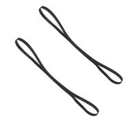 DECORNIJIA 2pcs Vinyl Player Belt Rubber Drive Belts for Cassette Tape Machine Replacement Recorder for Turntable Repair and Maintenance