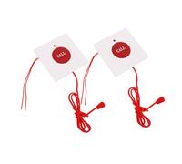 DECORNIJIA 2pcs Wall Mount Sos Emergency Call Buttons for Seniors with Cord Activation Alert System for Quick Distress Signal User Friendly Elderly Safety Device