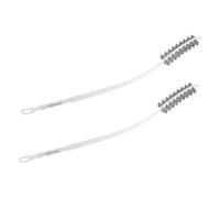 DECORNIJIA 2pcs Washing Machine Gap Cleaning Brushes with Extended Handle PP Material Pipe Cleaner Brush for Drum and Pulsator Inner Wall Dirt Removal Lightweight and Portable Cleaning Tool