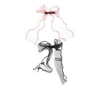 DECORNIJIA 2pcs Women Headdress Duckbill Clips with Gauze Bowknot Elegant Random Color Hairpins for Stylish Hair Accessories for Various Outfits Random Color