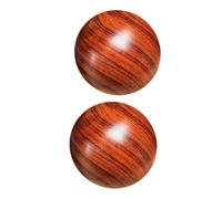 DECORNIJIA 2Pcs Wooden Massage Balls Hand Exercise Balls for Finger Flexibility and Acupoint Massage for Adults