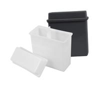 DECORNIJIA 2set Microscope Slides Staining Rack Glass Slide Boxes Polypropylene Plastic High-volume Staining Versatile User-friendly Retrieval Box for Laboratory Research