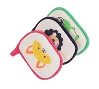 DECORNIJIA 3 pcs Cartoon Bath Sponge Scrubbers for Newborns and Boy Girl Soft Non Irritating Shower Sponges for Boys Gentle Body Cleaning for Bath