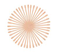 DECORNIJIA 300 Pcs Eyebrow Wax Sticks with Compact Bag Wooden Waxing Applicator Spatulas for Nose and Eyebrow Hair Removal Portable Travel Friendly Grooming Tool