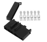 DECORNIJIA 30a Automotive Fuse Box Fuse Holder Distribution Block Junction for Vehicle Electrical System