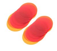 DECORNIJIA 30pcs Color Filter Sheets Mood Lighting Film LED Lamp Warm Tone Filter Universal Compatibility High Light Transmission Living Room Ambient Lighting Orange Warm