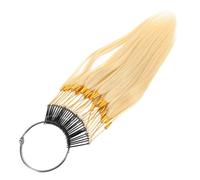 DECORNIJIA 30Pcs Hair Color Testing Sample Human Hair Color for Salon Use for Hairdressers and Color Trainers for Hair Dyeing Techniques