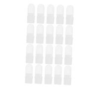 DECORNIJIA 30Pcs Nail Protector Tips for Manicure Nail Polish Cover Varnish Shield Plastic DIY with Scratch-resistant Light Color Design