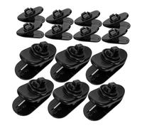 DECORNIJIA 30pcs Small Lapel Microphone Clips Mini Mic Wire Tie Clips Replacement for Lavalier Mic Accessories Rotatable Clamp for Professional Recording and Interviews