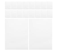 DECORNIJIA 35pcs Braille Learning Paper White Office Supplies Practice Paper for Blind People Braille Writing Sheets