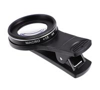 DECORNIJIA 37mm 15x Macro Lens for Smartphone Camera 4k HD Mobile Phone Macro Lens Attachment Black Clip-on for Close-up Photography and Detailed Shots