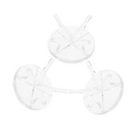 DECORNIJIA 3pcs Acrylic Basketball Display Stand with Slip Base Portable Sports Ball Holder for Tennis Softball Golf Easy Tool Assembly for Home and Office Decor