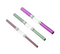DECORNIJIA 3Pcs Aluminum Manicure Shaping Rods Nail Art Tools for DIY Nail Extension and Styling Multi-color Metal Tube for Salons