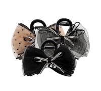 DECORNIJIA 3pcs Bow Tie Clip Elegant Claw Clips Hair Accessories for Women Thick Hair Assorted Bows