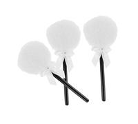 DECORNIJIA 3pcs Bowknot Makeup Puff for Face Body Powder Puff for Even Loose Pressed Powder Application for Cosmetic Use and Luxurious Finish