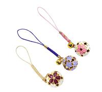 DECORNIJIA 3Pcs Cherry Blossom Pendant Phone Ornament Lovely Hanging Decor with for Home Office Rooms and Stylish Phone Decorations
