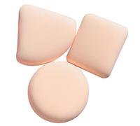 DECORNIJIA 3pcs Dual-use Makeup Powder Puff Set Soft Washable Cosmetic Tool for Wet Dry Application for Loose and Mineral Powder Foundation Lightweight and Travel-friendly