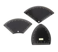 DECORNIJIA 3pcs Eyebrow Locator Brow Mapping Tool Precision Eyebrow Shaping Tool for Salon Use Brow Ruler Ruler