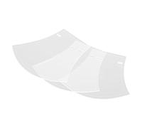 DECORNIJIA 3pcs Face Mask Sewing Template Acrylic DIY Pattern for Handmade Coverings Clear Visible Surface Safe Material for Men Women Teens Crafting