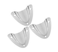 DECORNIJIA 3pcs Grade Stainless Steel Clamshell Vent Covers for Boat Cable Management Enhanced Ventilation Louvers with Polished Finish Easy Installation Boat Accessories