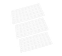 DECORNIJIA 3pcs Miniature Brick Silicone Molds for DIY Model Building Durable Smooth Release Mini Wall Bricks for Dollhouse Sand Table Educational and Use